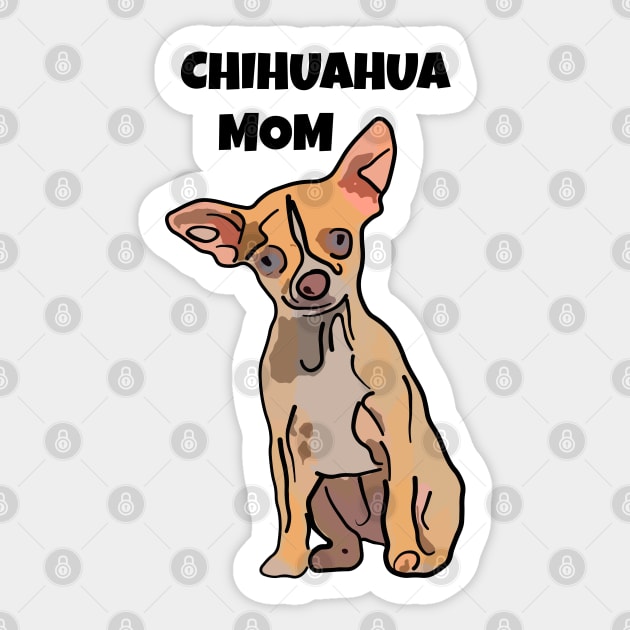 Chihuahua Mom Sticker by ardp13